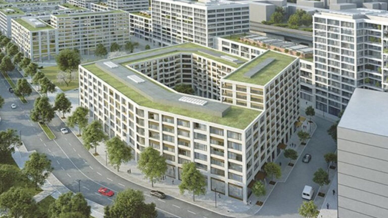 Zeigt das Bauprojekt "Quartier Heidestrasse in Berlin" bei dem der Building Material Scout zum Einsatz kam.