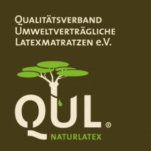 QUL-Zertifikat Prüfzeichen für Naturlatexmatratzen