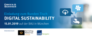 BMS Digitalisierung nachhaltige BauprodukteNews-Einladung BAU2019