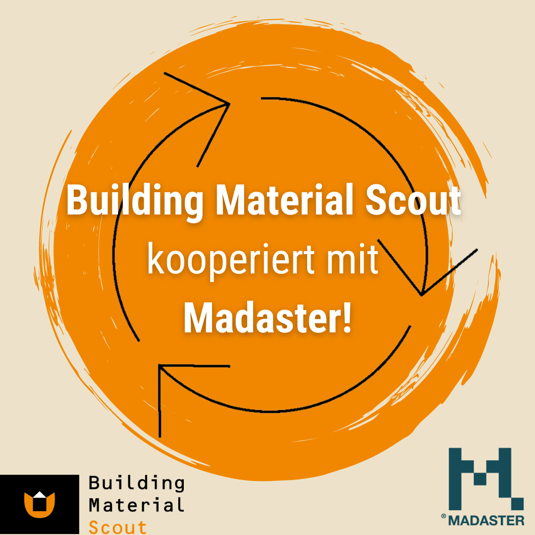 Building Material Scout kooperiert mit Madaster